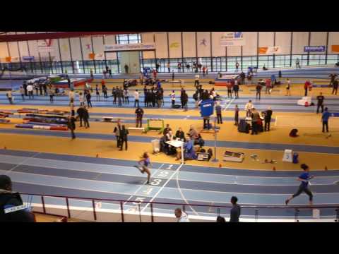 200m – Finale 6 – JUF – Championnat Régionaux Indoor 14/01/2017 – Eaubonne