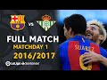 FC Barcelona vs Real Betis (6-2) Matchday 1 2016/2017 - FULL MATCH