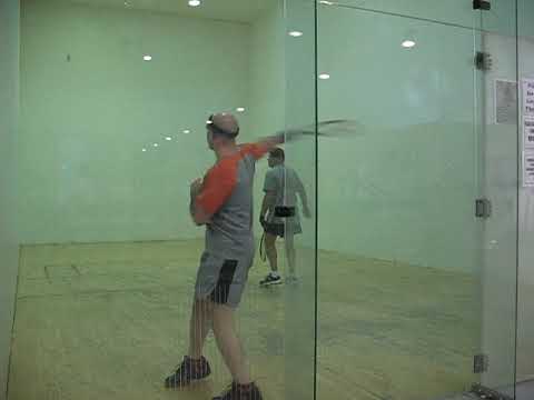 Only Court in Iraq - Racquetball - Angel vs Mike 13