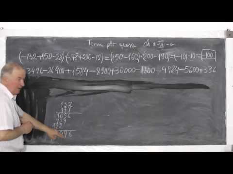 1/2 Lectia 466 - Exercitii cu inmultirea parantezelor Semnele la algebra Inmultiri - Clasa 4