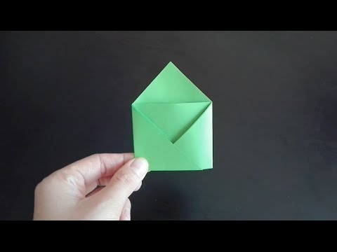 Jak zrobić kopertę origami / How to make an origami envelope