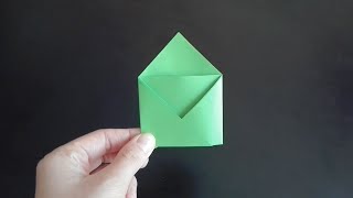 Jak zrobić kopertę origami / How to make an origami envelope