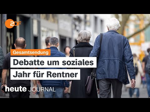 heute journal vom 23.08.2025 Soziales Rentner-Pflichtjahr, CDU-Parteitag, Krankenhaus-Schiff Marine