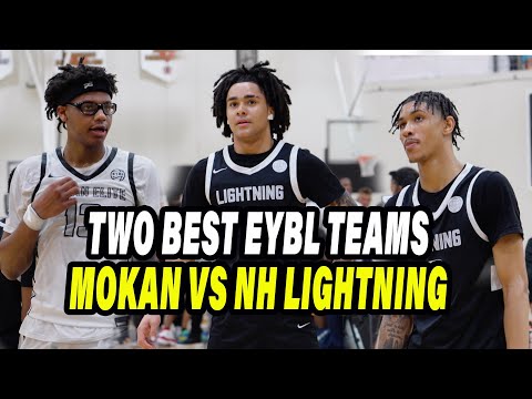 Two Best EYBL Teams Go At It Elliot Cadeau Tahaad Pettiford NH Lightning vs Mokan Elite