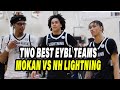Two Best EYBL Teams Go At It Elliot Cadeau Tahaad Pettiford NH Lightning vs Mokan Elite