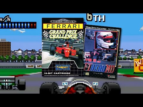 Ferrari Grand Prix Challenge F1 Hero MD Sega Mega Drive