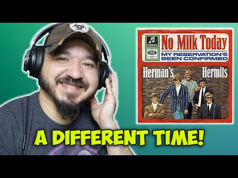 First Time Hearing This 1966 Hit! Herman's Hermits - No Milk Today Reaction