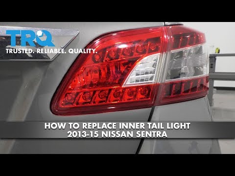 How to Replace Inner Tail Light 2013-15 Nissan Sentra
