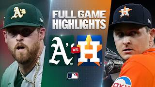 ATHLETICS vs. ASTROS: Official Full Game Highlights (August 21) | 2026 MLB Season
