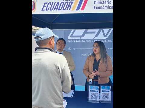La CFN participa en la feria "Impulsa tu Economía" en Latacunga