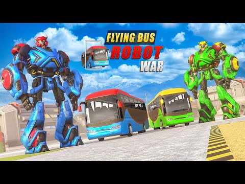Flying Bus Robot War 2020 (Fun Hive Studios) | Android Gameplay HD