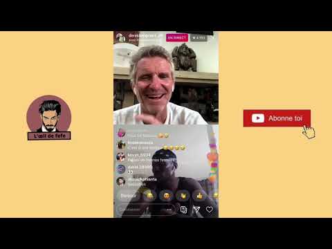 Live insta de Moussa Koh lanta avec Denis Brogniart !