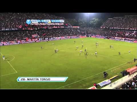 Gol Tonso. Newell's 3 Boca 0. Torneo Final 2013. Fecha 15. Fútbol Para Todos.