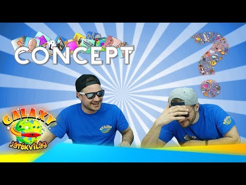Concept Társasjáték Bemutató - Ezt nem értem!? MI EZ? ????‍♂️ - Galaxy Játékvilág