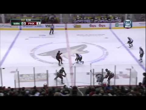 Lauri Korpikoski goal Feb 4 2013 Minnesota Wild vs Phoenix Coyotes NHL Hockey