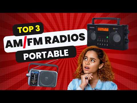 Top 3 Portable AM/FM Radios 📻🔋 Best Radios for On-the-Go Listening