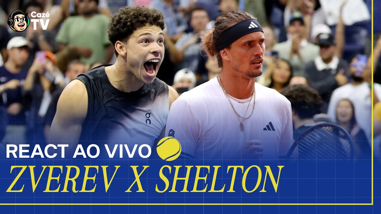 AO VIVO: REACT DA FINAL MASCULINA DO US OPEN | ALEXANDER ZVEREV X BEN SHELTON | ESPECIAL US OPEN