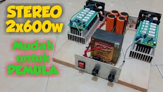 Download lagu How to Assemble a 2x600w Stereo Driver Power Amplifier Easily for Beginners mp3