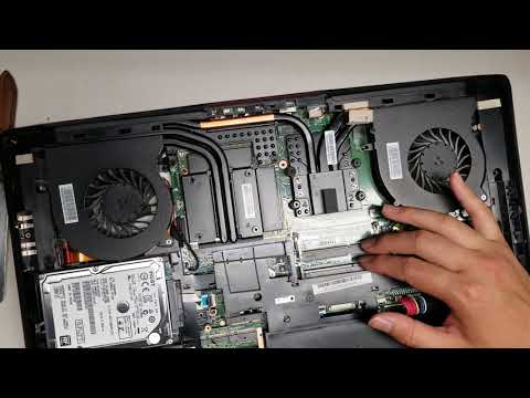 MSI GT72 2QE Dominator Pro Disassembly RAM SSD Hard Drive Upgrade Repair Part 1