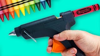 Colorful Crayon Ideas And Hacks | Easy Craft Ideas | DIY Crayon Crafts | Craft Factory