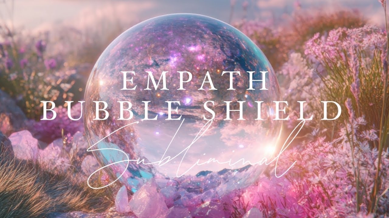 EMPATH ENERGY BUBBLE SHIELD 🫧 Cleanse, Protect, Recharge ⚡️ LIGHTWORKER Subliminal 🛡
