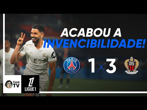 Gols e lances de PSG x Nice