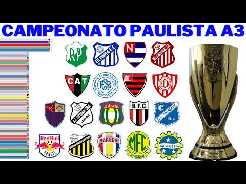 Campeões da Série A3 do Campeonato Paulista (1954 - 2022)