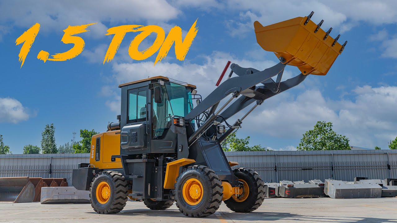Waymeck ZL930 mini front wheel loader 1.5ton capacity