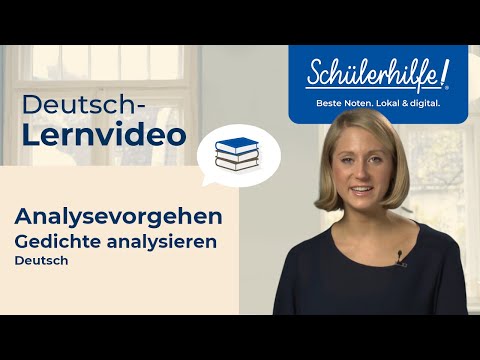 Gedichtanalyse | Textanalyse & -interpretation🎓 Schülerhilfe Lernvideo Deutsch