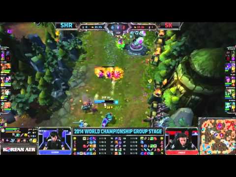[LoLByTheNumbers] SHR vs SK Game 1, Video Analysis - Worlds Group Stage