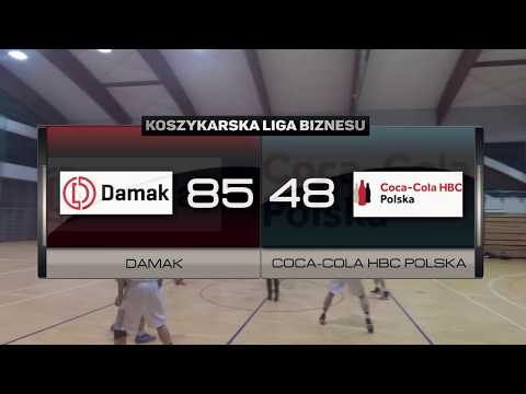 Damak vs Coca-Cola HBC Polska - IV kolejka - I Liga Warszawa - Koszykarska Liga Biznesu