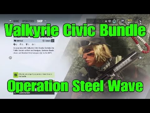 BRAND NEW Valkyrie Civic Bundle - Rainbow Six Siege