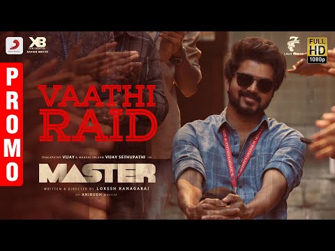 Master - Vaathi Raid Song Promo | Thalapathy Vijay | Anirudh Ravichander | Lokesh Kanagaraj
