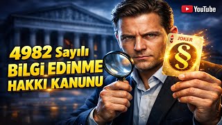 Bilgi Edinme Hakkı Kanunu (4982) Derinlemesine İnceleme | Bilgi Edinme
