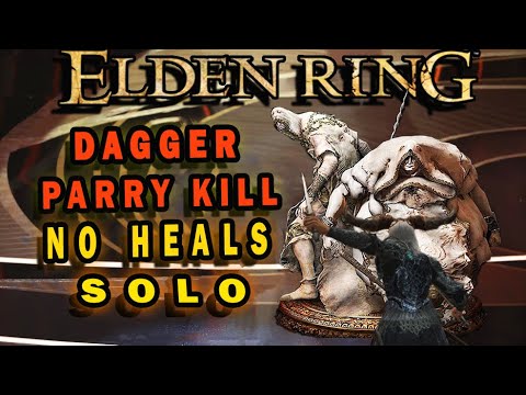 Godskin Duo DESTROYED with Parry | Dagger [Parry Only, Solo, No Flasks] [Elden Ring] [4k]