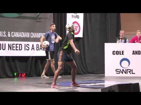 Esteban vs Umar 1/4 North American Freestyle Soccer Championship