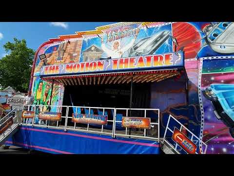 Motion Theatre Roller Coaster Beaconsfield Charter Fair Funfair