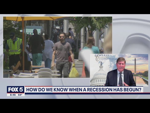 How do we know when a recession has begun? | FOX 5 DC
