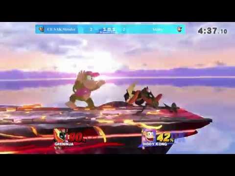 SOS3 Winners Finals - CE SAK|Stroder (Marth/Greninja) vs Shiny (Diddy Kong/Jigglypuff)