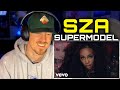SZA Supermodel Official Video FIRST TIME REACTION