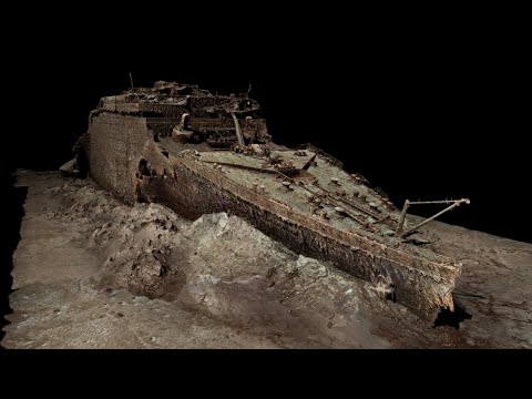 Titanic Wreckage 2023 - A 3D Scan Of The Bow Of The Ship (700,000 photos)