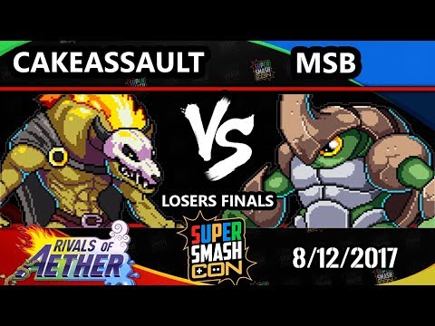 Smash Con 2017 Rivals - T2 | CakeAssault (Forsburn) Vs. Fable | MSB (Kragg) ROA LF
