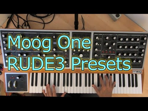Moog One Rude3 Presets