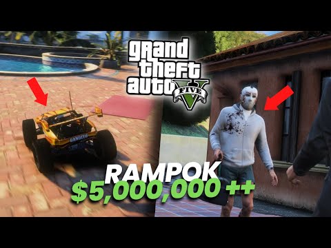 I Robed a City Bank Using a Mini Monster Car in GTA 5! (Mod)
