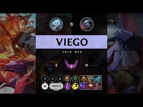Viego Mid vs Tristana - KR Master Patch 14.10