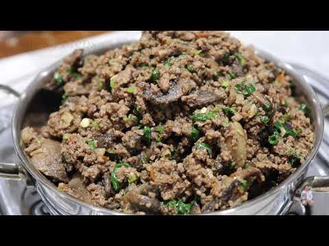 How To Cook Ground Bison | With Mushrooms | Bison...