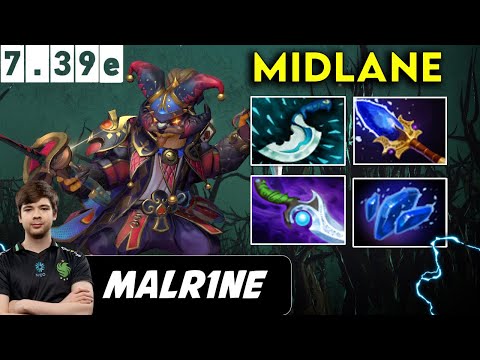 Malr1ne Pangolier Midlane - Dota 2 patch 7.39e Pro player Gameplay