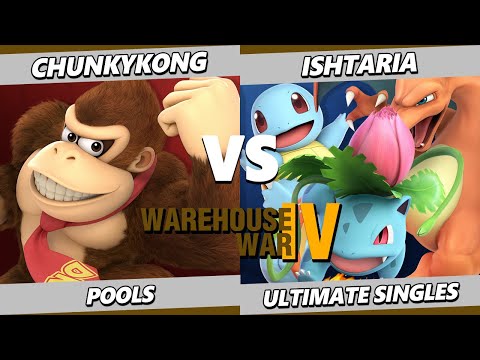 Warehouse War 4 - ChunkyKong (Donkey Kong) Vs. Ishtaria (Pokemon Trainer) Smash Ultimate - SSBU