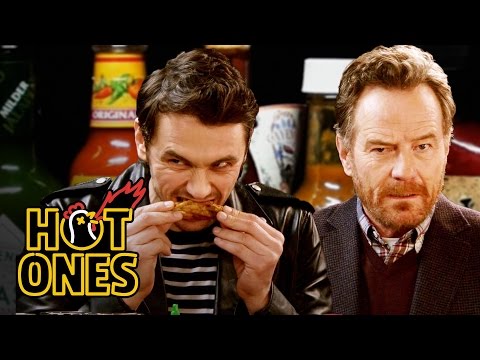 James Franco and Bryan Cranston Bond Over Spicy Wings | Hot Ones