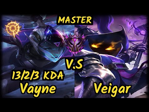 XL Innaxe (VAYNE) vs VEIGAR - 13/2/3 KDA BOTTOM ADC GAMEPLAY - EUW Ranked MASTER
